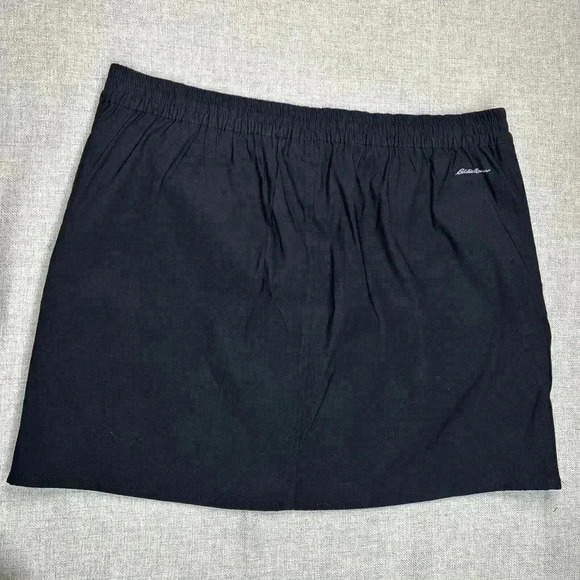 Eddie Bauer Skort Tulip Hem Black - Picture 11 of 11